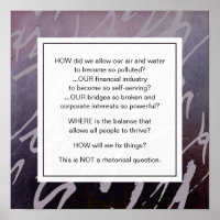 Abstract Purple Save Planet Earth Motivational