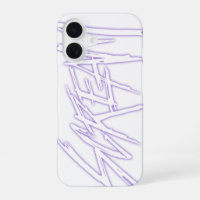 Abstract Purple Scream Lettering Secret Image