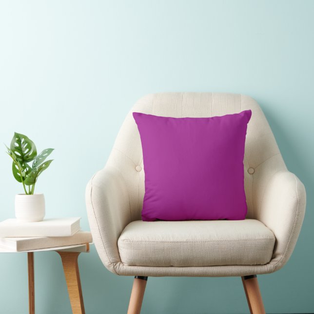 Abstract purple Solid Plain Color Cushion (Chair)