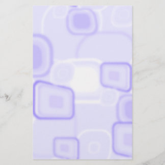 Abstract Purple Square Stationary Stationery
