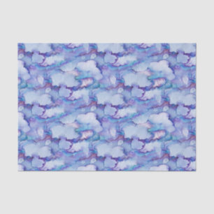 Abstract Purple Watercolor Tissue Paper