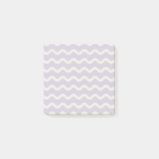Abstract Purple Wavy Stripe Modern Minimalist Post-it Notes
