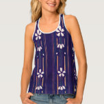Abstract Purple & Yellow with White Flowers Design Singlet<br><div class="desc">Abstract Purple & Yellow with White Flowers Design

Matching leggings are available.</div>