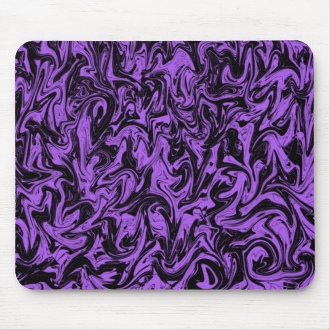 Abstract Purplel Mouse Pad (Front)
