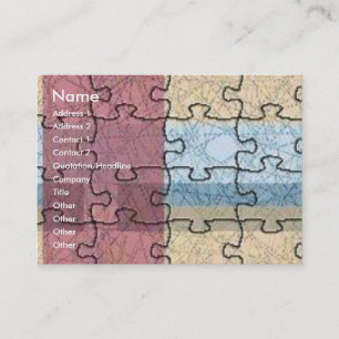 Abstract Puzzle Profile Card