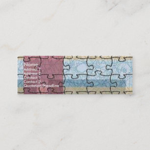 Abstract Puzzle Profile Card