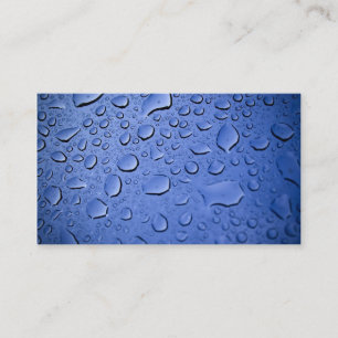 Abstract Rain Droplets business card