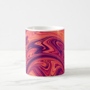 Abstract Rainbow Arc Sunset Orange Coffee Mug