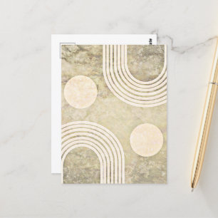 Abstract Rainbow, Bohemian art, Postcard
