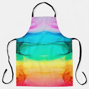 Abstract rainbow colourful background, wallpaper. apron