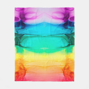 Abstract rainbow colourful background,  wallpaper. fleece blanket