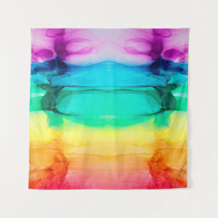 Abstract rainbow colourful background, wallpaper.  tapestry