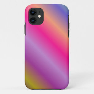Abstract rainbow colours 2 iPhone 11 case