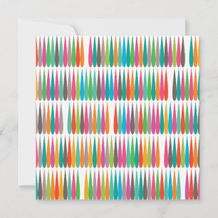 Abstract rainbow drops colourful modern pattern