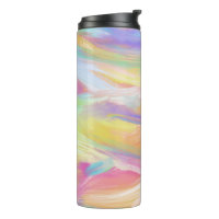 Abstract Rainbow Oil Paint Brushstrokes insulated
