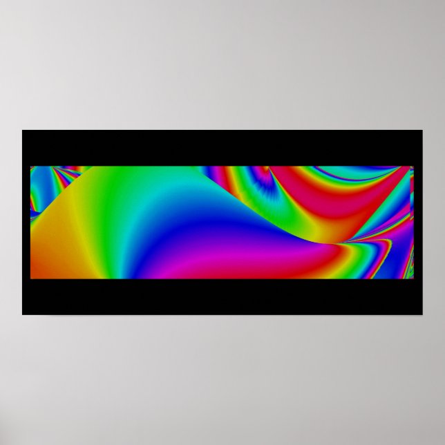 abstract rainbow poster (Front)