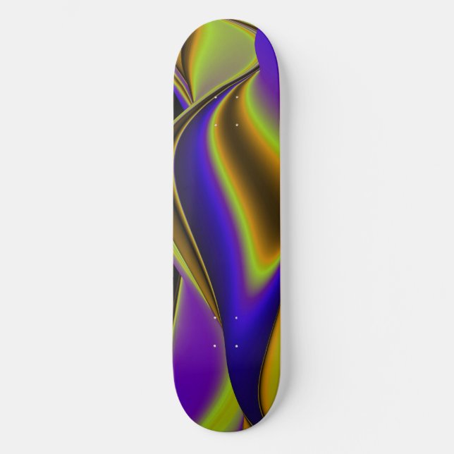 Abstract Rainbow Skateboard (Front)