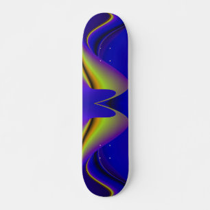 Abstract Rainbow Skateboard