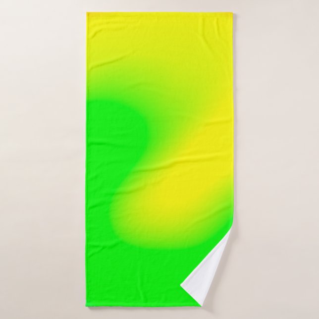 Abstract rainbow soft cloud background in pastel c bath towel (Bath Towel)