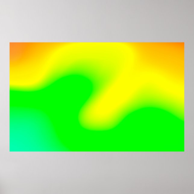 Abstract rainbow soft cloud background in pastel c poster (Front)