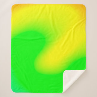 Abstract rainbow soft cloud background in pastel c sherpa blanket