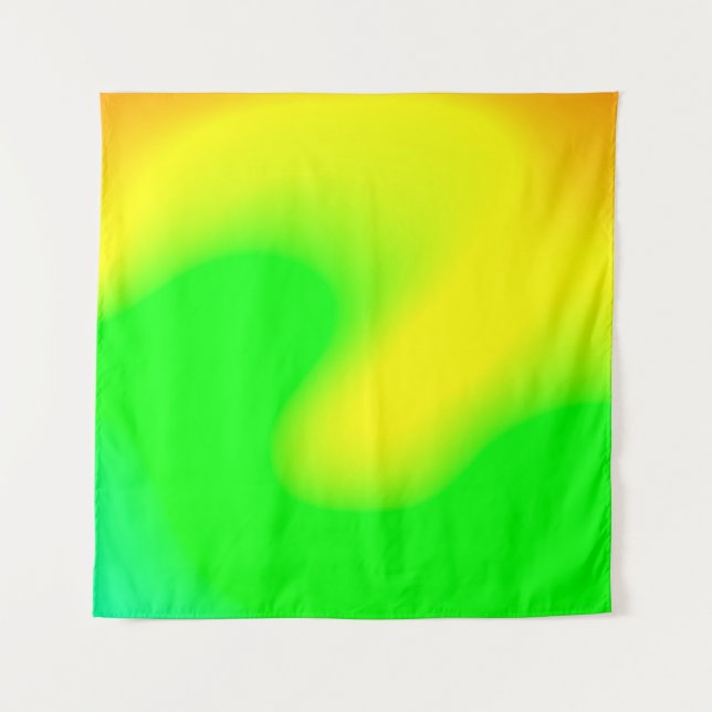 Abstract rainbow soft cloud background in pastel c tapestry (Front)