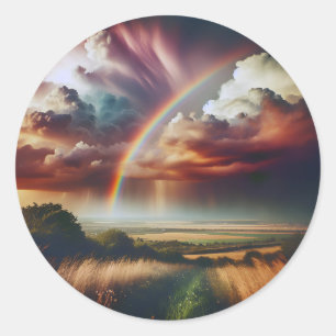 Abstract Rainbow Sticker 🌈✨