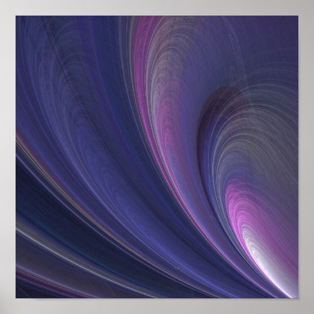 Abstract Rainbow Swirl Canvas Print (Front)