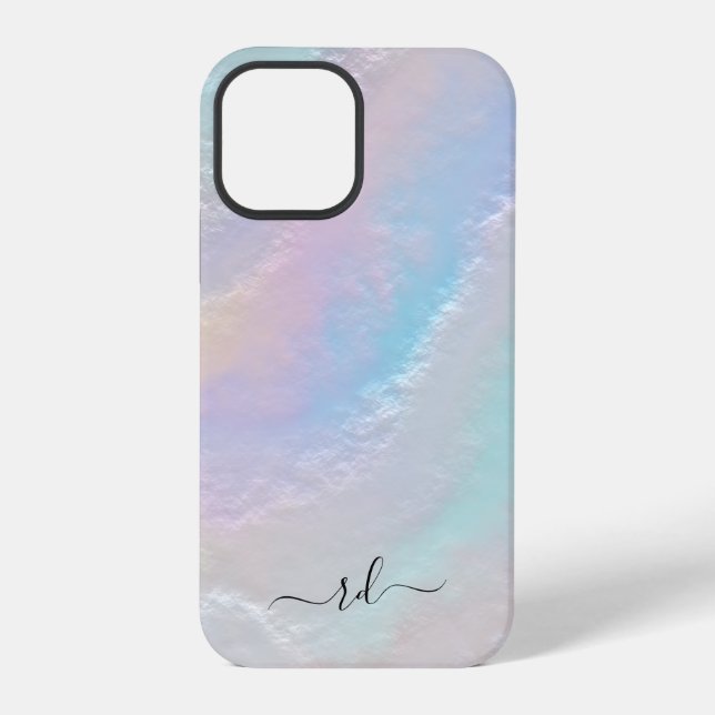 Abstract Rainbow Texture iPhone Case (Back)