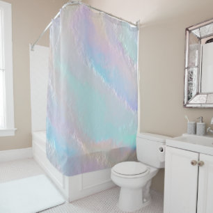 Abstract Rainbow Texture Shower Curtain