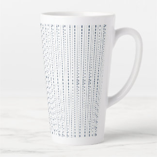 Abstract Raindrops Latte Mug
