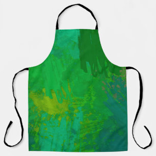 Abstract random shapes. 2d illustration background apron