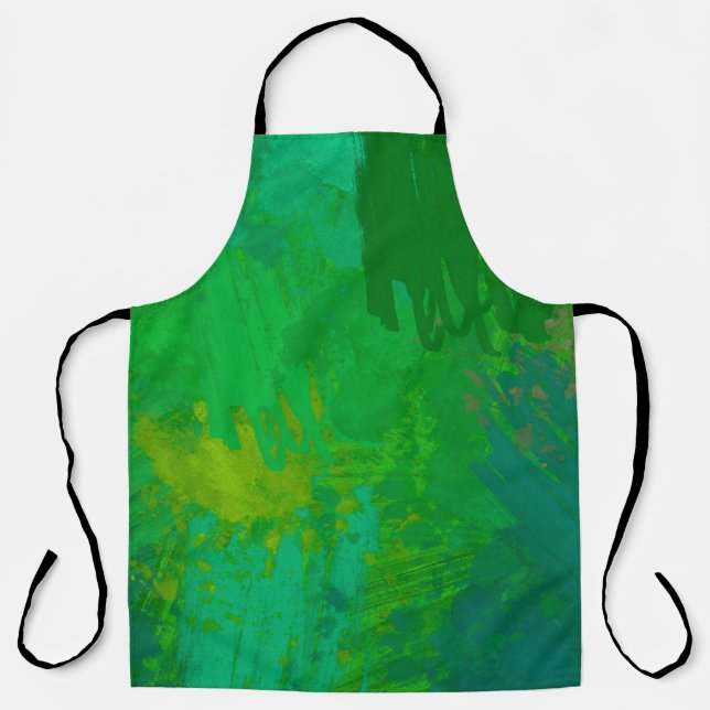 Abstract random shapes. 2d illustration background apron (Front)