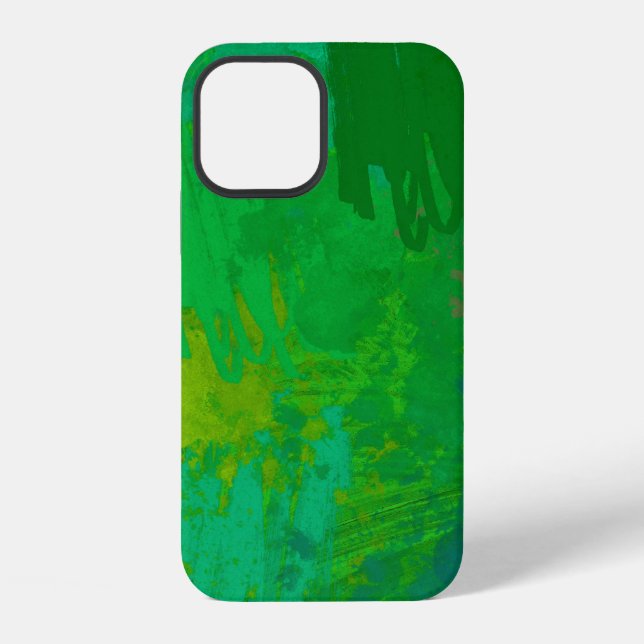 Abstract random shapes. 2d illustration background iPhone case (Back)