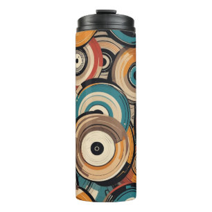 Abstract Records Thermal Tumbler
