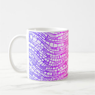 Abstract Rectangle Shapes Color Art Design Mug