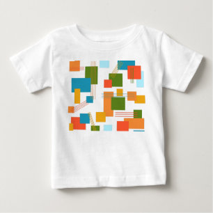 Abstract Rectangles and Lines  Baby T-Shirt
