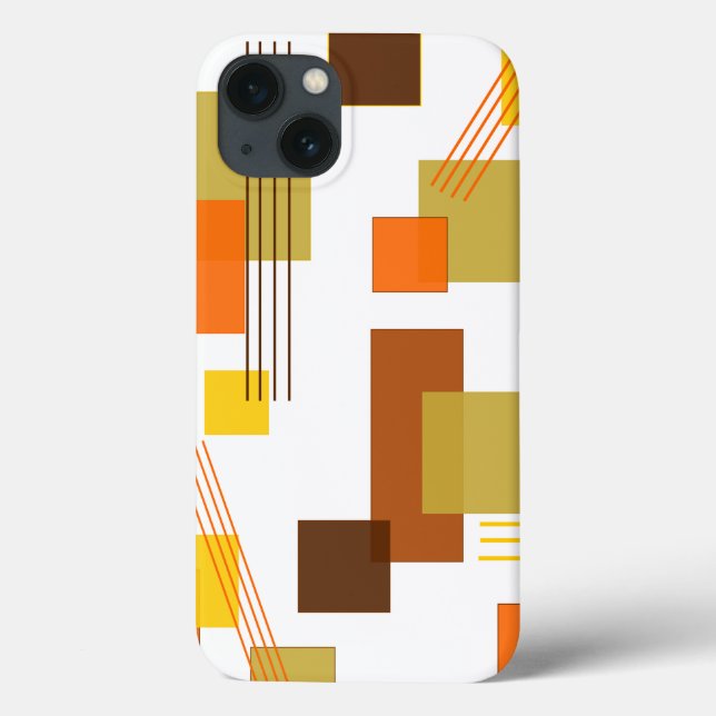 Abstract Rectangles and Lines  Case-Mate iPhone Case (Back)