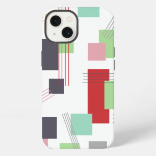 Abstract Rectangles and Lines iPhone 13 Case