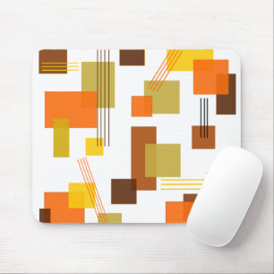 Abstract Rectangles and Lines Mouse Pad