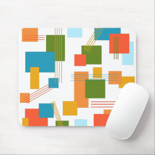 Abstract Rectangles and Lines  Mouse Pad