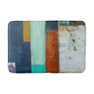 Abstract Rectangles Bath Mat