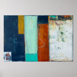 Abstract Rectangles Poster