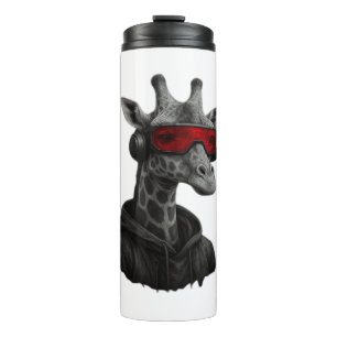 Abstract red and black giraffe Classic T-Shirt Thermal Tumbler