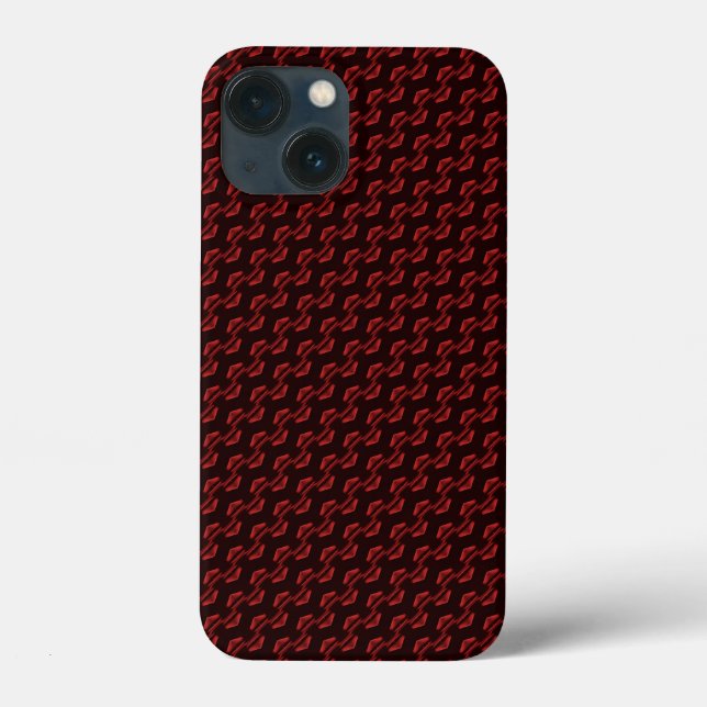 Abstract red and black pattern Case-Mate iPhone case (Back)