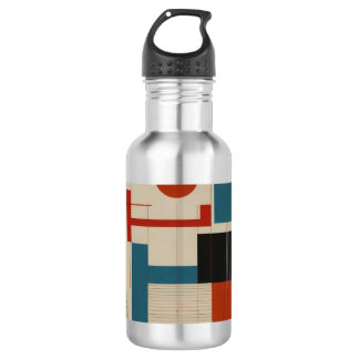 Abstract Red and Blue Art 532 Ml Water Bottle