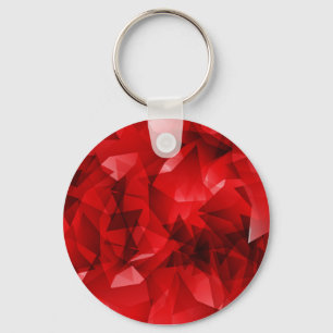 Abstract Red Background-51083 Key Ring