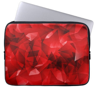 Abstract Red Background-51083 Laptop Sleeve