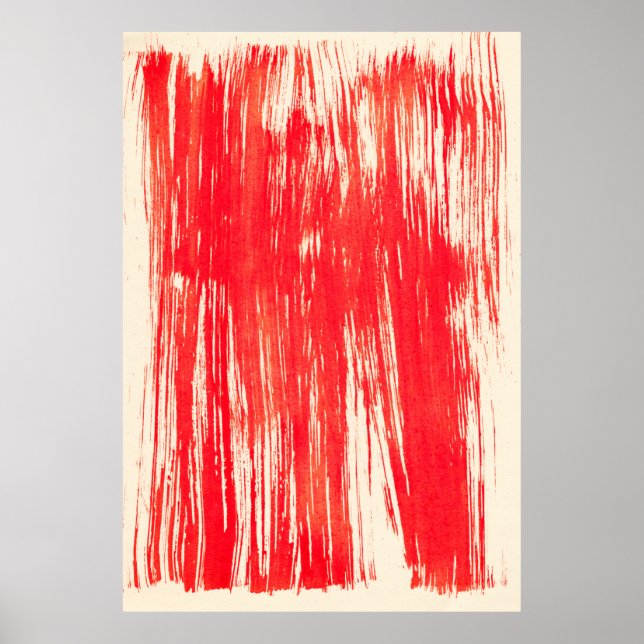 Abstract red background from watercolor poster (Front)