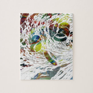 Abstract Red Blood Cells Medical Gifts Jigsaw Puzzle